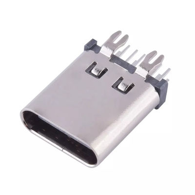Connettore DIP a montaggio verticale USB tipo C a 14 pin 10,5 mm 180 gradi