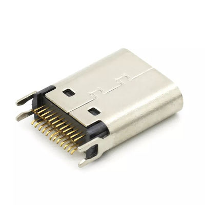 Presa femmina 24P USB 3.1 TIPO C Connettori 180 gradi per PCB da 1,0 mm