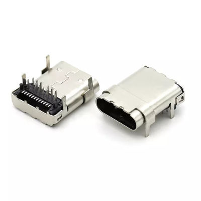 TOP MOUNT Through Hole Tipo SMT 24Pin USB 3.1 C Connettore femmina per PCB