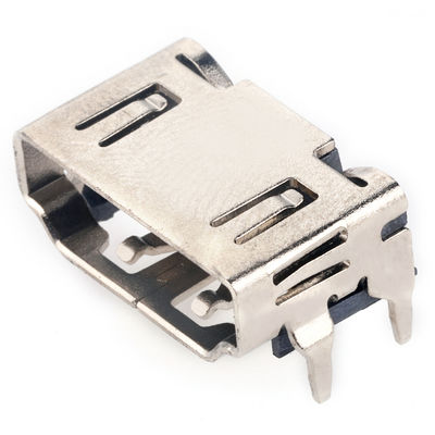 qualità  SMT Type 19P Female Micro HDMI Cable Connectors For Set Top Box Fabbrica