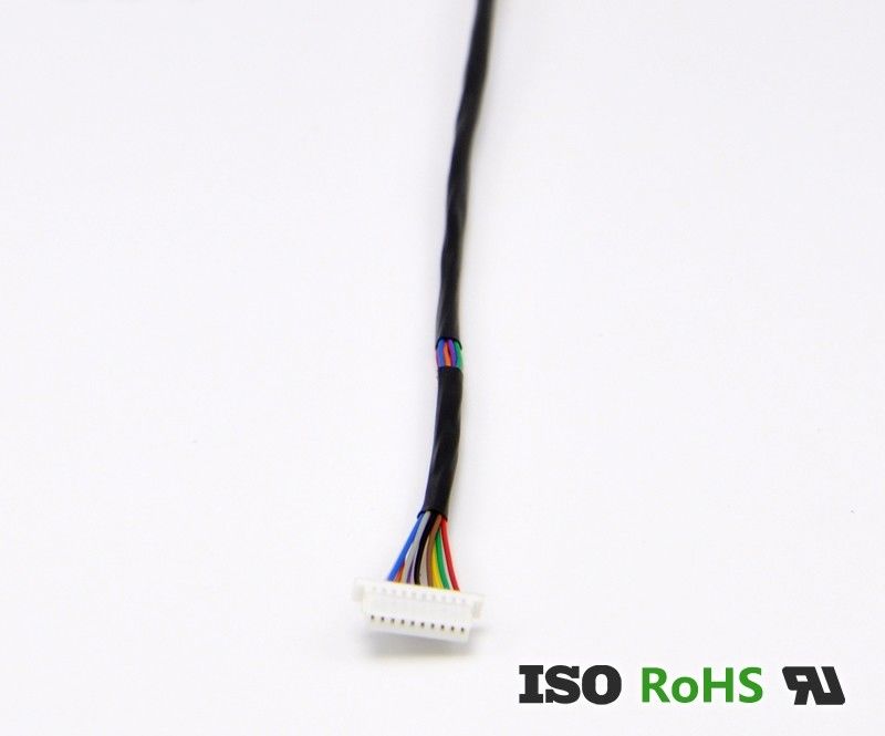 Assemblaggio cavi del cablaggio del cavo del passo del ODM 0.8mm dell'OEM con il connettore di JST SUR