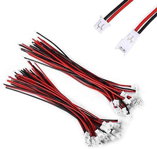 Micro mini cablaggio elettronico 2 Pin Connector Plug Male Silicone del cavo di JST pH XH2.0