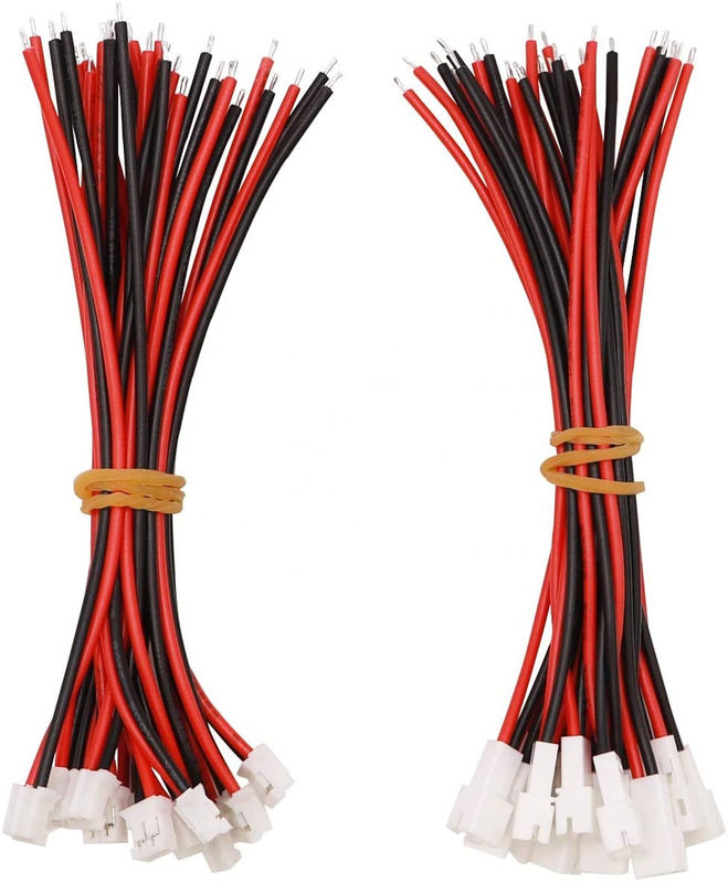 Micro mini cablaggio elettronico 2 Pin Connector Plug Male Silicone del cavo di JST pH XH2.0