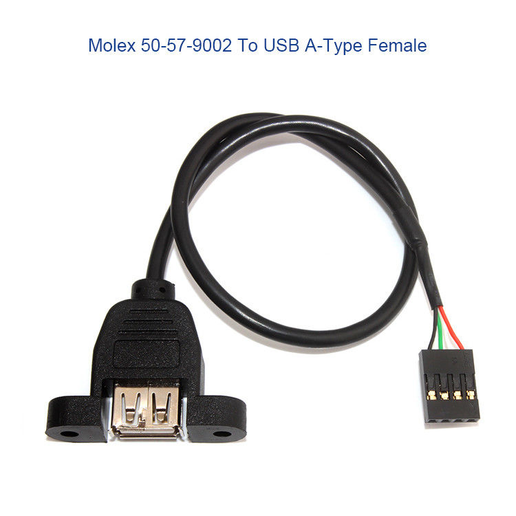 Cablaggio su ordinazione del cavo di Molex 50-57-9404 con lo SL 2.54mm 4 connettore di modo 70066