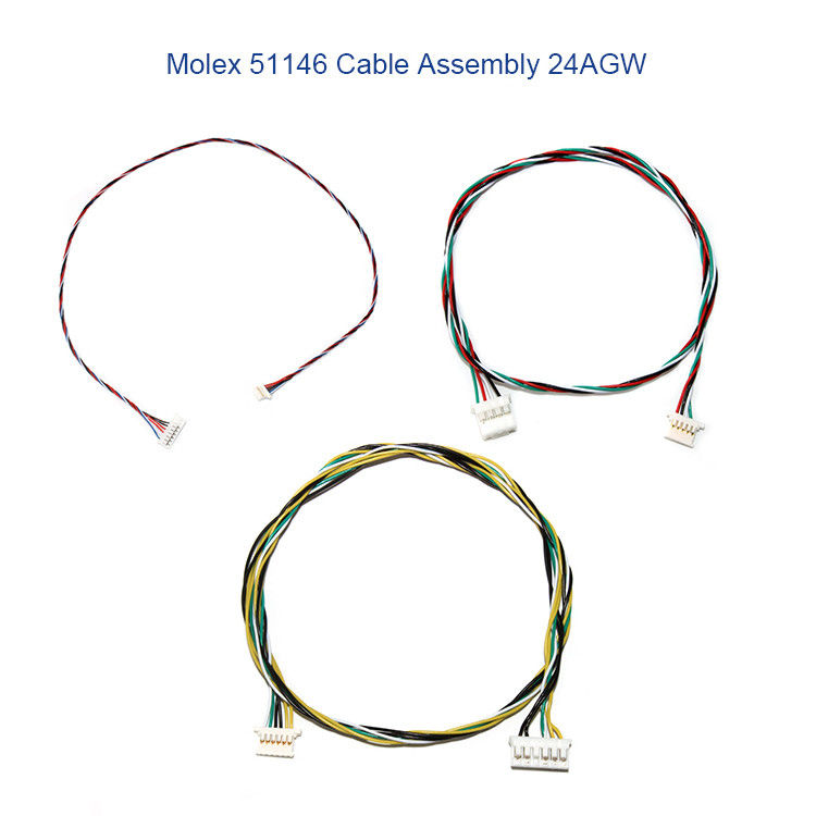 cablaggio elettrico MOLEX 51146 1.25mm del cavo di 5P 6P con il supporto dell'alloggio di A1254 SMD