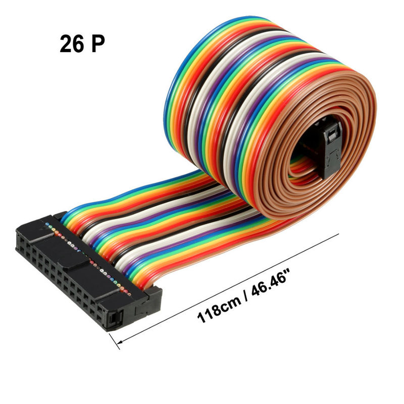 Piano flessibile del PWB del passo di Pin 2.54mm dei cavi a nastro di 24AWG AWM 2651 FFC IDC 26