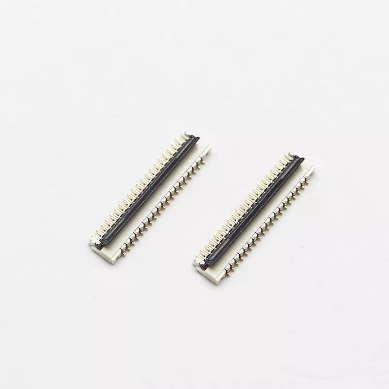Contatto di spaziatura elettronico del fondo del connettore 13-71pin del PWB di altezza 1.0mm di 0.3MM