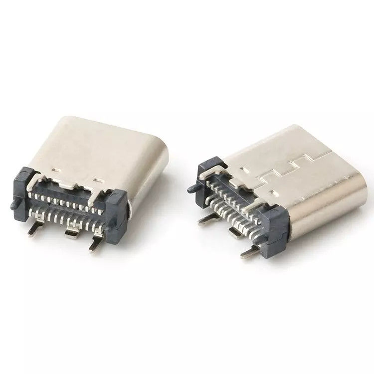 USB 3.1 femmina 24 pin USB tipo C connettore patch verticale ad alta velocità