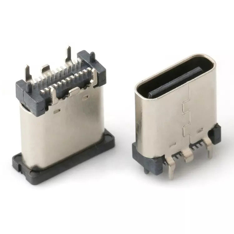 USB 3.1 femmina 24 pin USB tipo C connettore patch verticale ad alta velocità