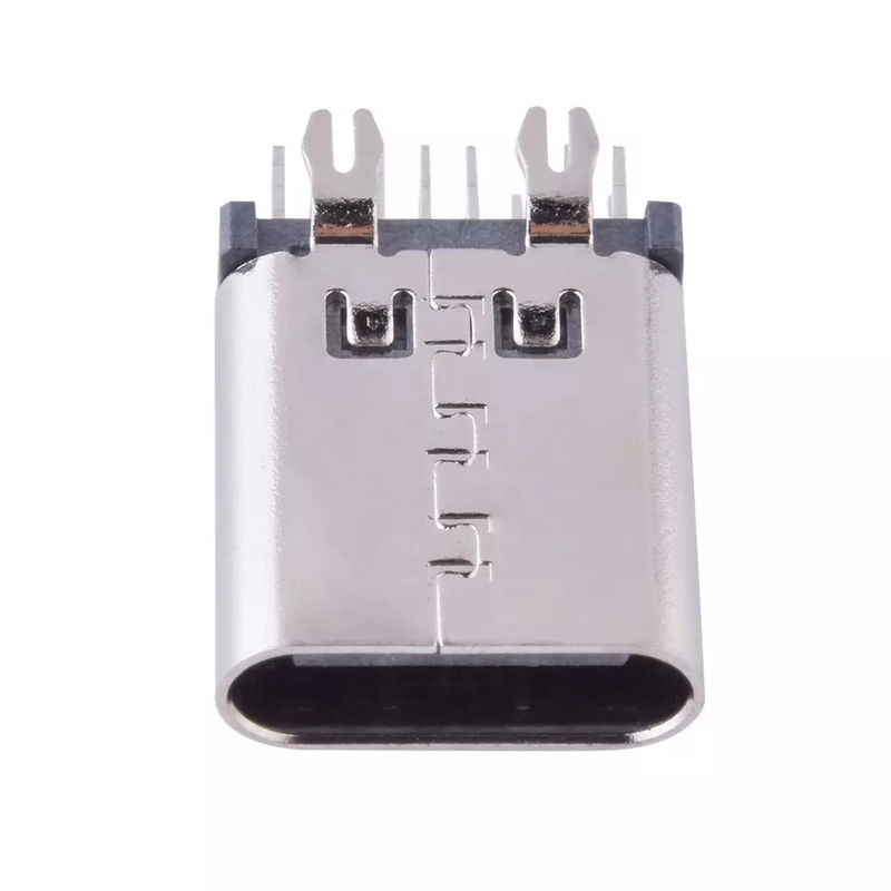 Connettore DIP a montaggio verticale USB tipo C a 14 pin 10,5 mm 180 gradi