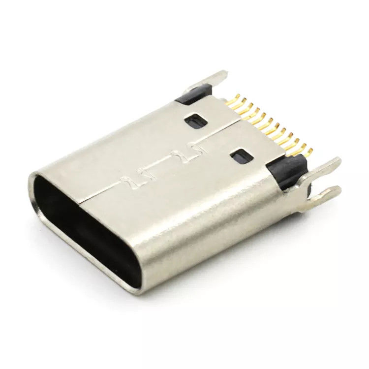 Presa femmina 24P USB 3.1 TIPO C Connettori 180 gradi per PCB da 1,0 mm
