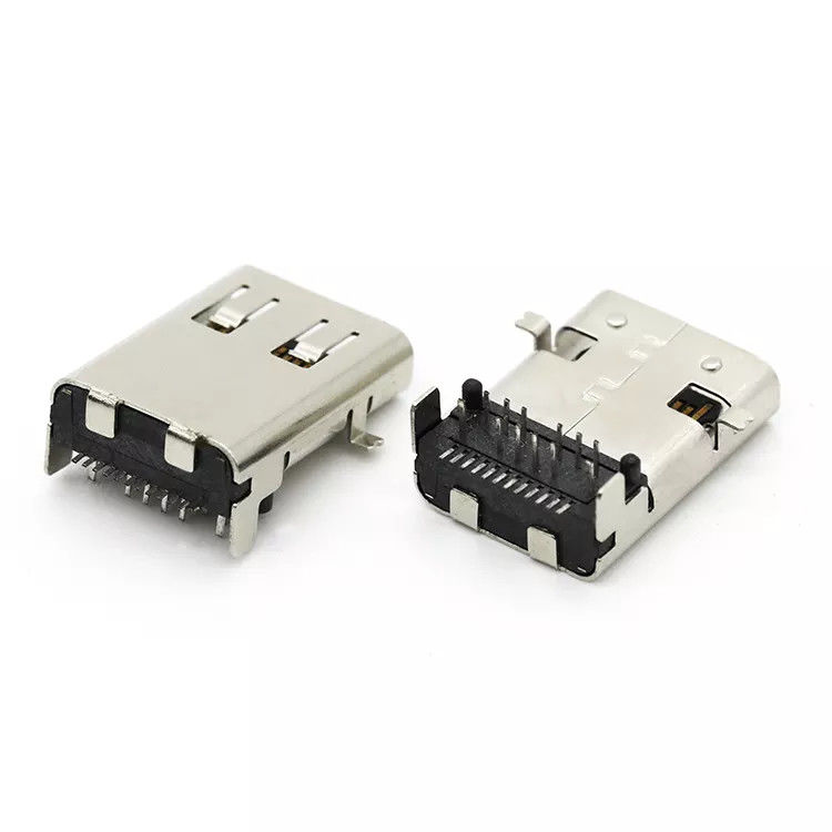 Connettore femmina USB in lega di rame Presa USB 3.1 C tipo SMT a 24 pin
