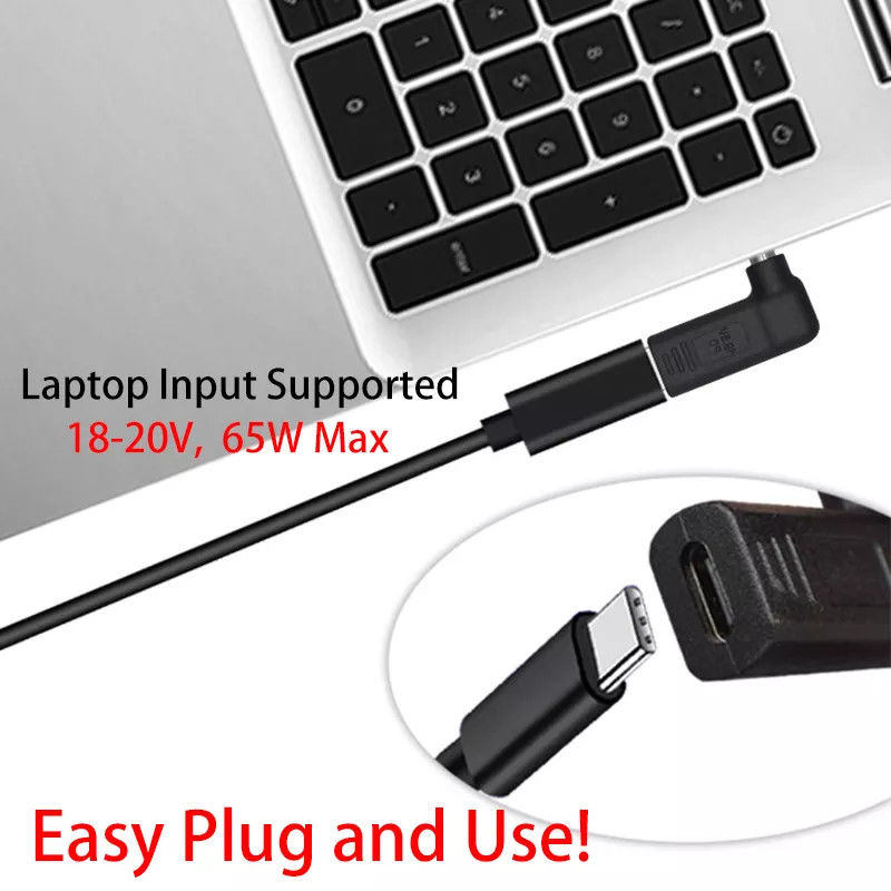 Convertitore da USB tipo C femmina a DC 5525 maschio PD Decoy Spoof Trigger Plug Jack