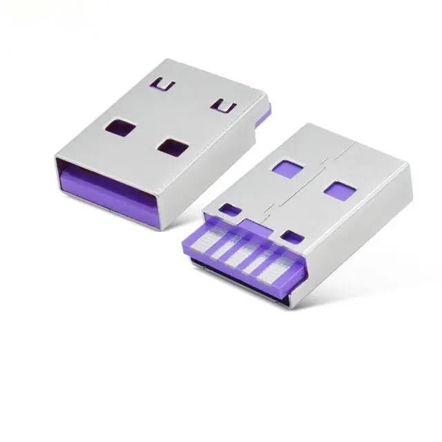 Connettore femmina USB 3.1 Type C a 24 pin impermeabile, montaggio orizzontale SMT DIP, piastra di affondamento, presa USB