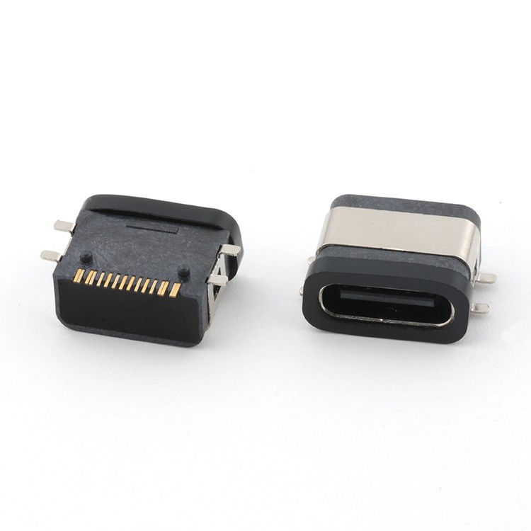 USB 16 pin impermeabile IPX8 Tipo C connettore femminile SMT AC DC 5V tensione nominale