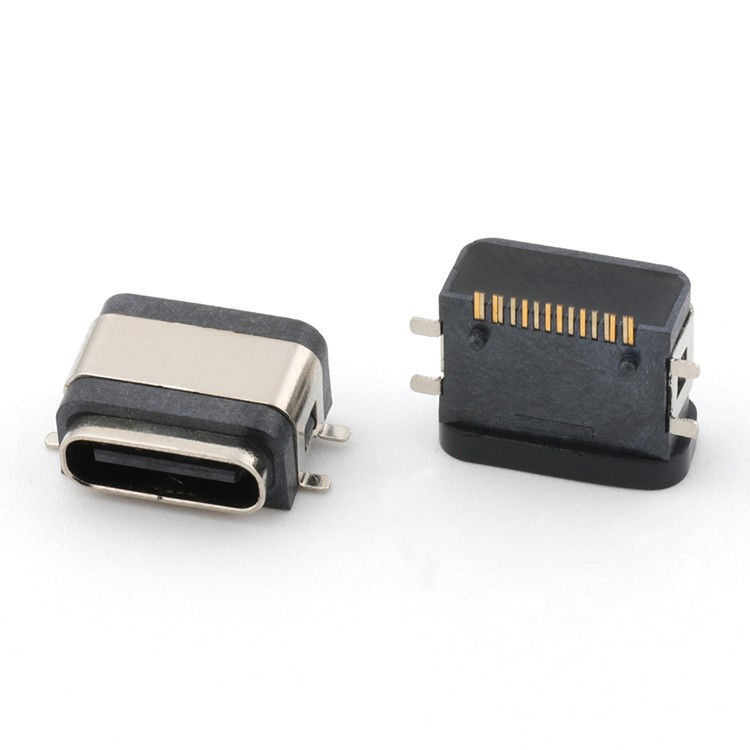 USB 16 pin impermeabile IPX8 Tipo C connettore femminile SMT AC DC 5V tensione nominale