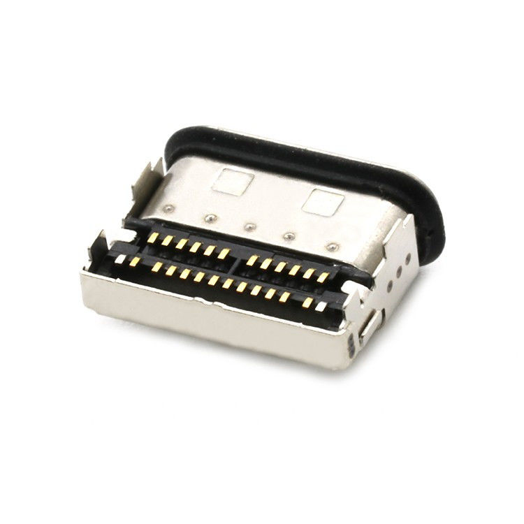 IP68 24 pin USB impermeabile tipo C con presa femminile 2 file SMT