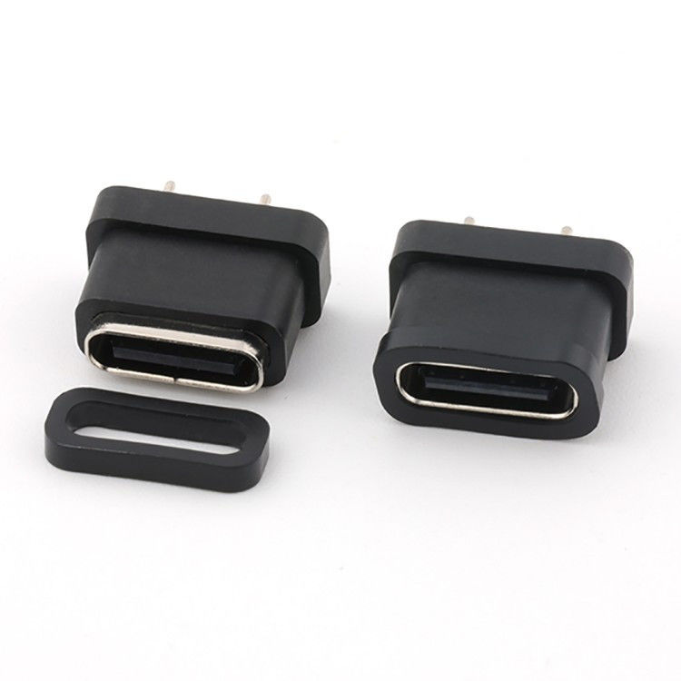 24 pin USB tipo C connettore femminile tipo verticale IPX8 impermeabile
