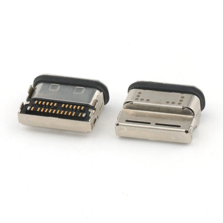 connettore USB C 24 pin SMT tipo IPX8 impermeabile USB tipo C connettore femminile