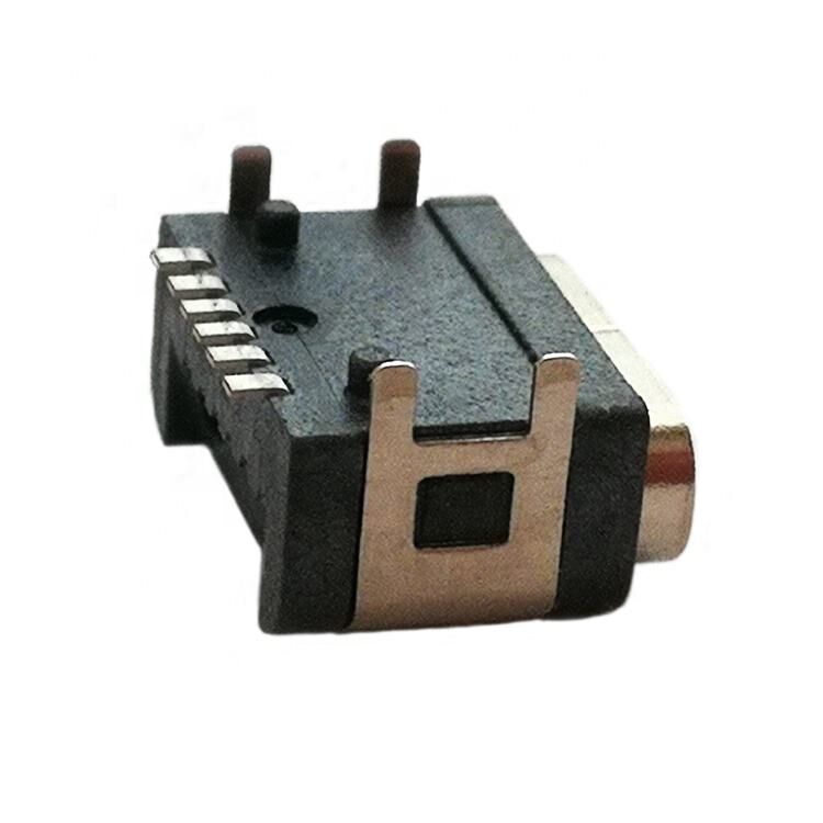 Connettore USB impermeabile IP67, 6 pin, montaggio superficiale orizzontale, connettore femmina USB Type C