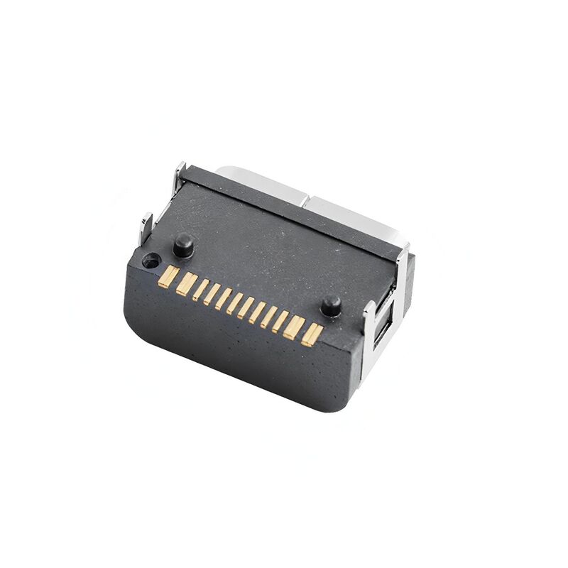 Connettore femmina Type C a 16 pin, montaggio SMT orizzontale, impermeabile, connettore USB 5A 20V