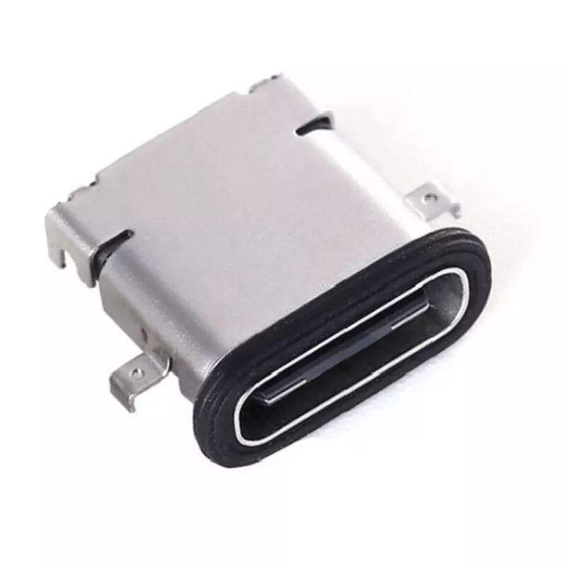 Connettore USB tipo C a 16 pin IP67 impermeabile con montaggio centrale 3.0 SMT foro passante verticale