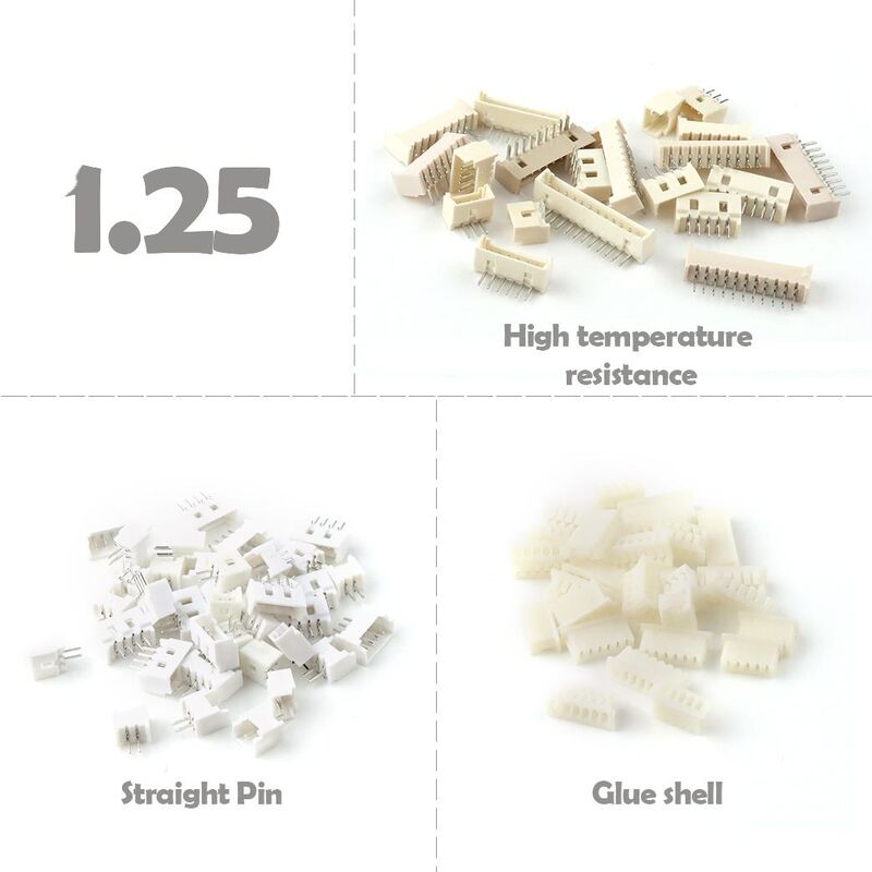 Collegatore Wafer 1.25mm Pitch 2-16 Pin Dip Right Angl Jst Wire to Board Connector