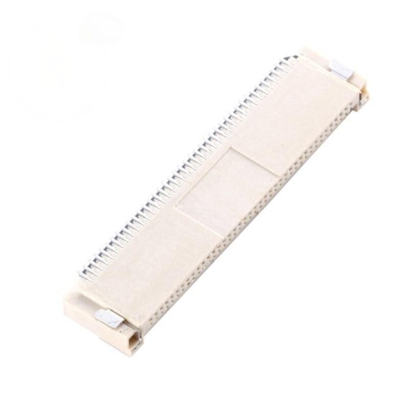 Connettore ZIF FPC a ribalta orizzontale con blocco posteriore, passo 0.5mm, tipo ZIF, 0.5mm, 4-60 pin