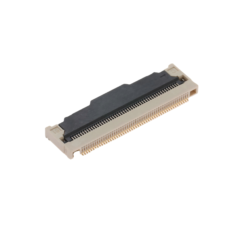 Connettore SMT termoplastico ad alta temperatura tipo di contatto inferiore a chiusura rettilineo a chiusura flessibile ZIF H4.7mm FPC/FFC