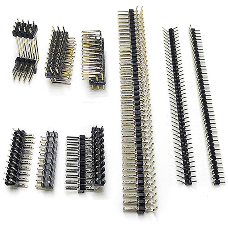 Connettore Maschio con Pin Lungo a Pressione Dual 6 8 20 Pin 2*14 2*3 5 Femmina Passo 1mm 1.27mm 2mm 2.54mm Angolato SMD/SMT
