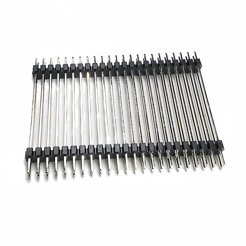 1.27mm angolo retto di passo singolo doppio fila 40 stick pin pcb femminile pin header connettore