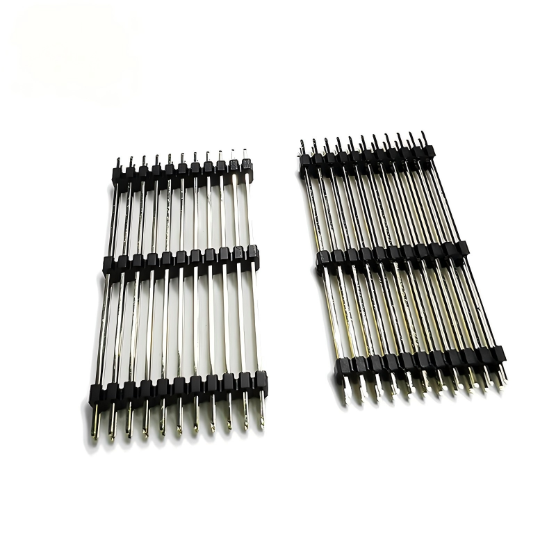 1.27mm angolo retto di passo singolo doppio fila 40 stick pin pcb femminile pin header connettore
