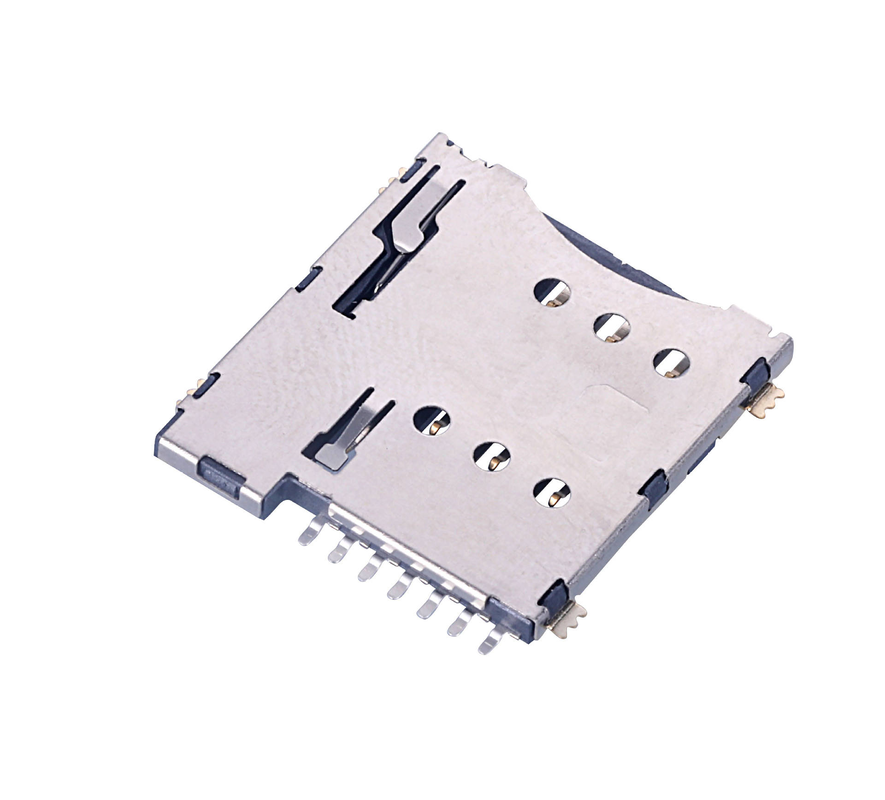 Portatore di schede SIM Push-Push Tipo Nano Micro 6pin 8pin Connector di schede SIM per PCB telefoni cellulari