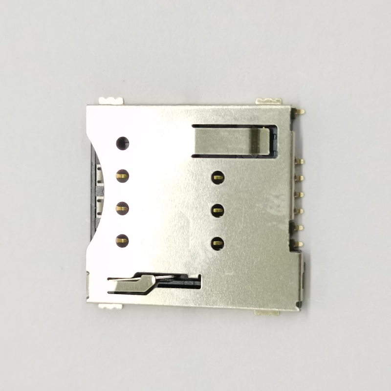 Portatore di schede SIM Push-Push Tipo Nano Micro 6pin 8pin Connector di schede SIM per PCB telefoni cellulari