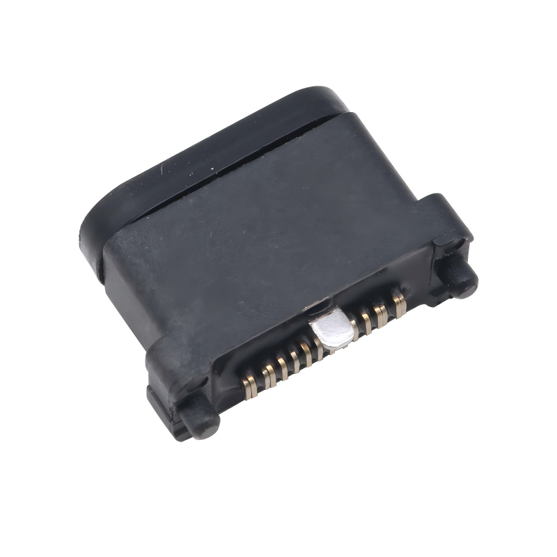 USB 3.2 Tipo-C 40 Gbps Isolatore U4 impermeabile 24 pin SMT DIP PCB Femminile connettore In acciaio inox 5A 100V AC
