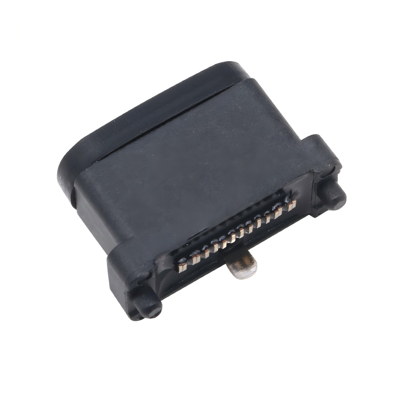 USB 3.2 Tipo-C 40 Gbps Isolatore U4 impermeabile 24 pin SMT DIP PCB Femminile connettore In acciaio inox 5A 100V AC