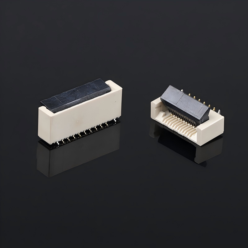 0.5mm Pitch 60PIN Vertical Positive Foot 5.2H Clamshell Buckle Flat Connector Cable Socket FPC FFC Cable PCB Connectors