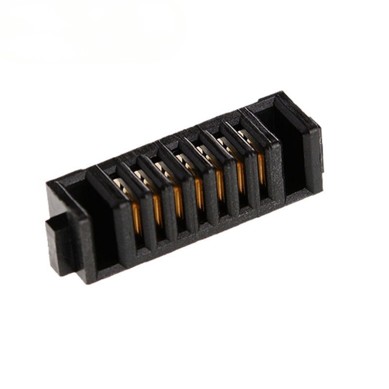 Porta batteria connettore serratura impronte digitali a 7 pin, lama a innesto con passo 2,0 mm, materiale PBT, contatti in bronzo fosforoso