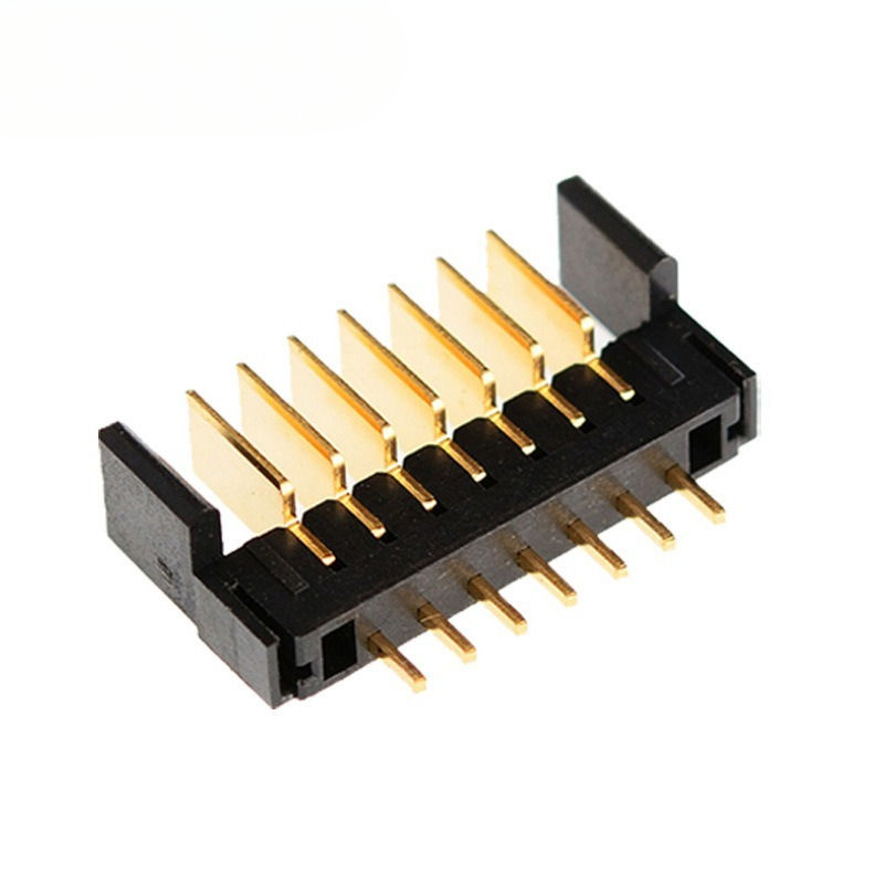 Porta batteria connettore serratura impronte digitali a 7 pin, lama a innesto con passo 2,0 mm, materiale PBT, contatti in bronzo fosforoso