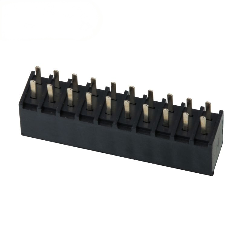 DIP Femminile Header 2.54 mm Pitch Double Row Femminile Straight Header Socket Pin Strip Connector