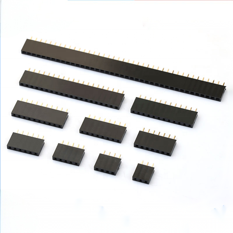 2mm 2pin Femminile Pin Header Verticale DIP Single Row 1*2P Femminile 2.0mm Pin Header Connector