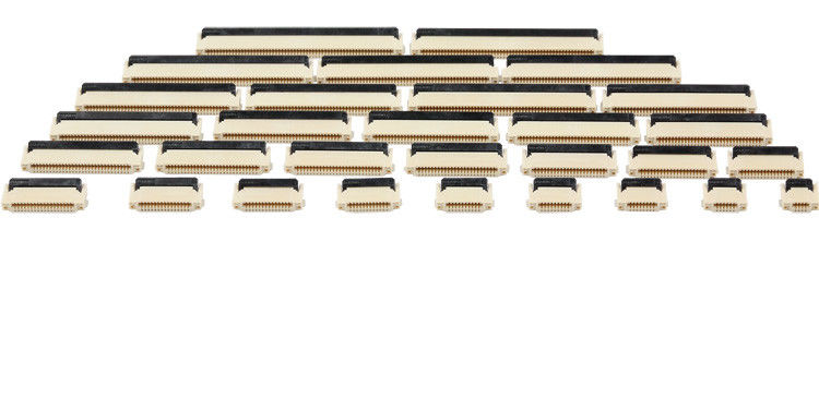 Spillo doppio SMT del connettore 6 del contatto FFC FPC del passo di 0.5mm per l'etichetta elettronica