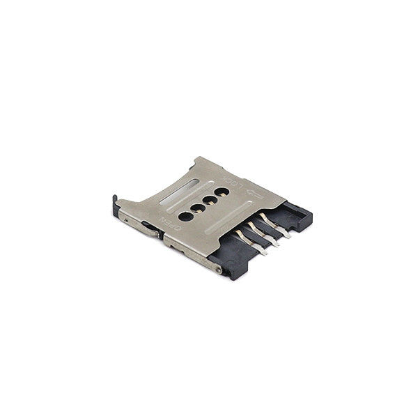 6p SIM Carta Presas Flip Tipo micro Sim Carta Holder Connettore ROHS