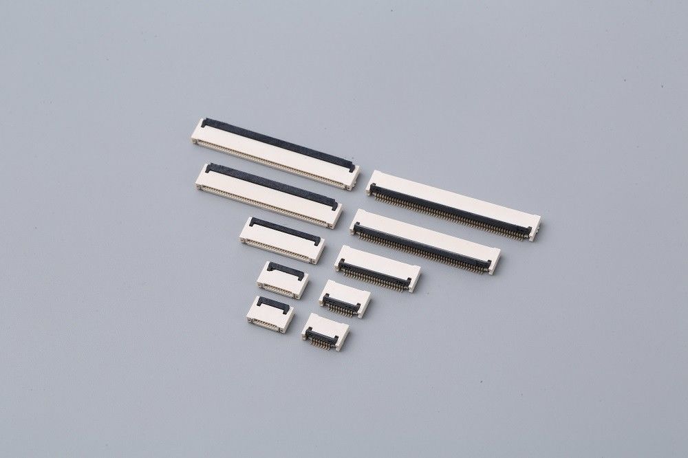 1,0 connettore di Spillo FFC del contatto ZIF 4 del fondo del connettore H2.0mm del passo FPC di millimetro