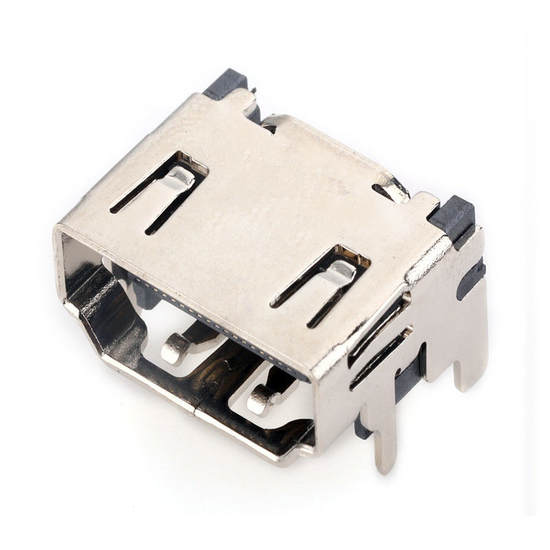 DP di 19 Spillo Mini al tipo connettore orizzontale dell'adattatore dei connettori di cavo di HDMI dell'incavo di C