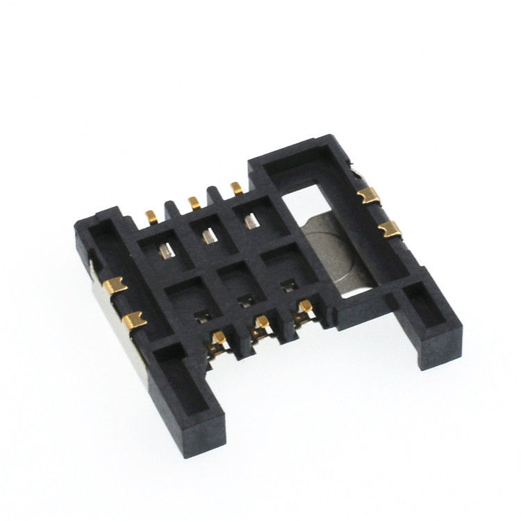 Tipo connettore di inserzione di carta di Sim Carta Presa Connettore 6 Spillo Height 2.9mm