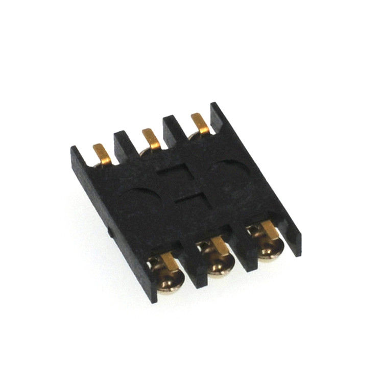Altezza sferica di Spillo SIM Carta Presa Connettore SMT 1.5mm 2.0mm dei frammenti di proiettile 6