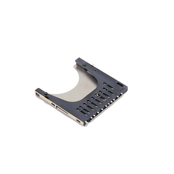 Tipo micro incavo 10p di sSpillota di SMT dei connettori della scheda di memoria di deviazione standard di UL94V-0
