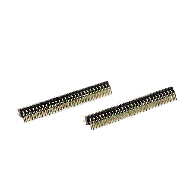 90 immersione Spillo Intestazione Connettores Double Row ROHS del PWB del passo di grado 1.27mm