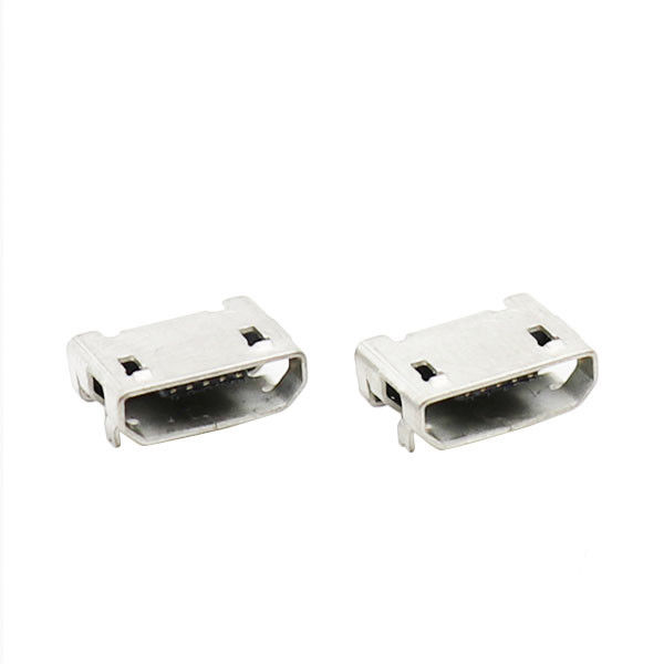 Passo femminile ROHS della presa 6.4mm dei micro USB del telefono cellulare connettori della compressa 5P con la posta